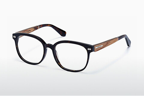 Óculos de design Wood Fellas Rosenberg (10945 zebrano)