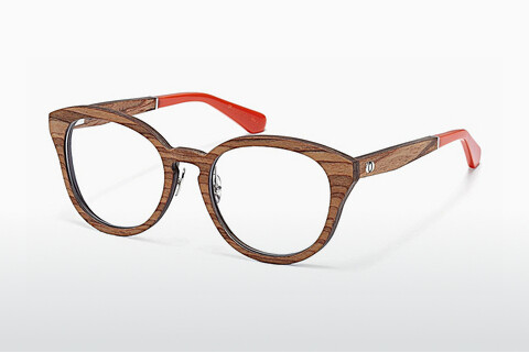 Óculos de design Wood Fellas Possenhofen (10955 zebrano)