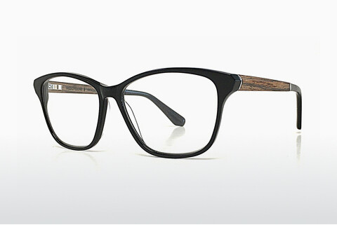 Óculos de design Wood Fellas Lustheim (10963 walnut/black)