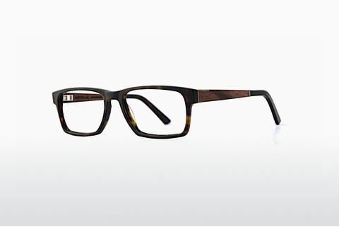 Óculos de design Wood Fellas Maximilian (10999 curled/havana matte)