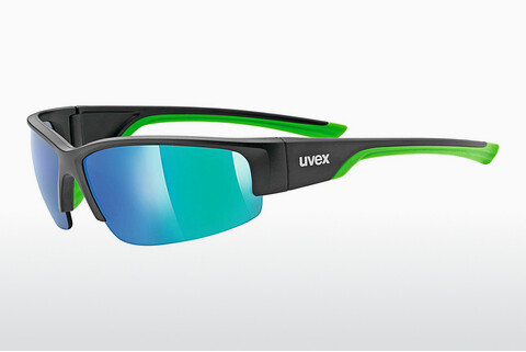 Óculos de marca UVEX SPORTS sportstyle 215 black mat green