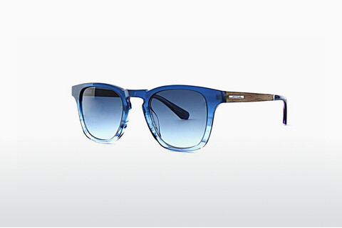 Óculos de marca Wood Fellas Mindset (11717 walnut/blue)