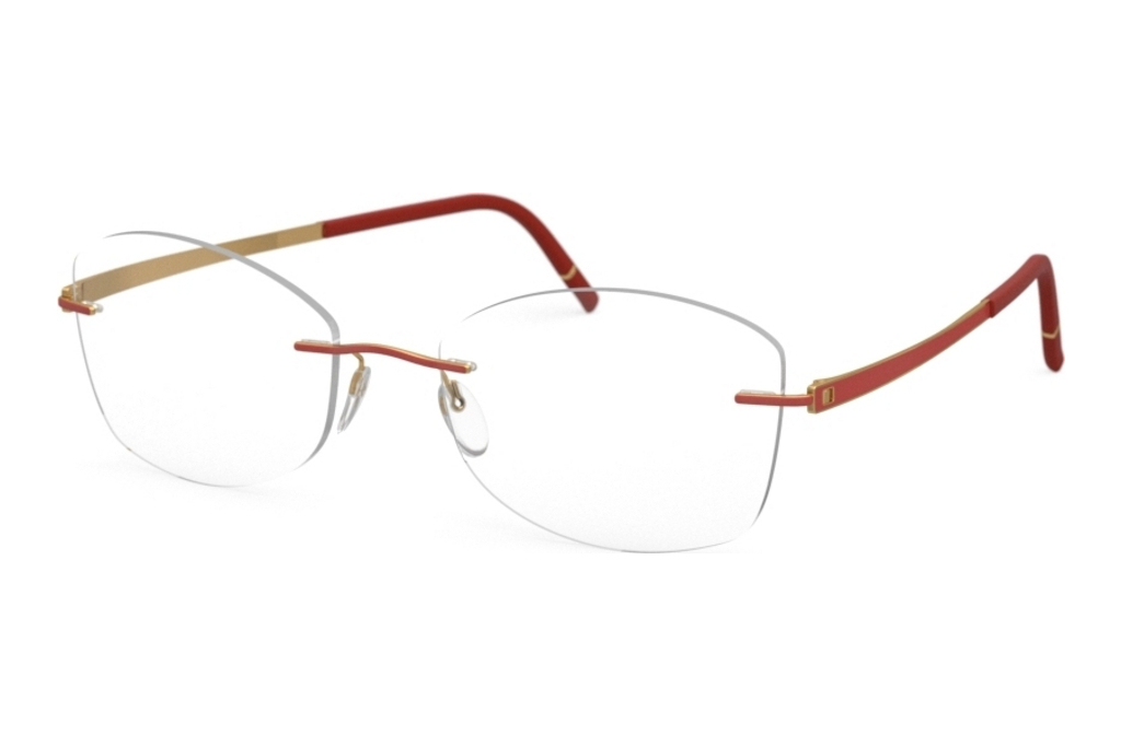 Silhouette   5529-HD 3020 Gold / Siena Red