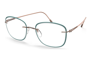 Silhouette 5566-LQ 3530 Rose Gold / Teal