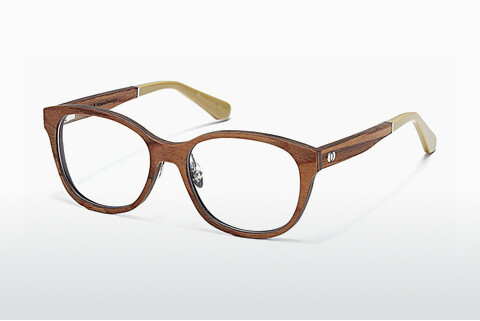 Óculos de design Wood Fellas Hohenschwangau (10942 zebrano)