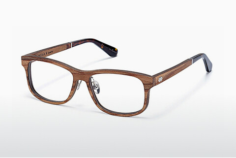 Óculos de design Wood Fellas Linderhof (10944 zebrano)