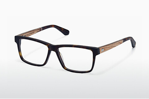 Óculos de design Wood Fellas Hohenaschau (10952 zebrano)