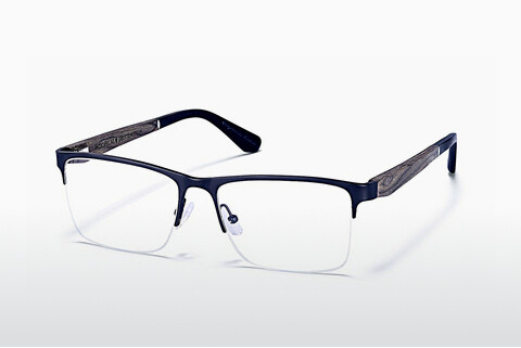Óculos de design Wood Fellas Gruttenstein (10982 curled/black matte)