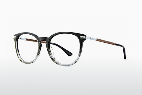 Óculos de design Wood Fellas Pfersee (11002 macassar/black)