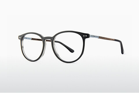 Óculos de design Wood Fellas Point (11037 curled/grey)