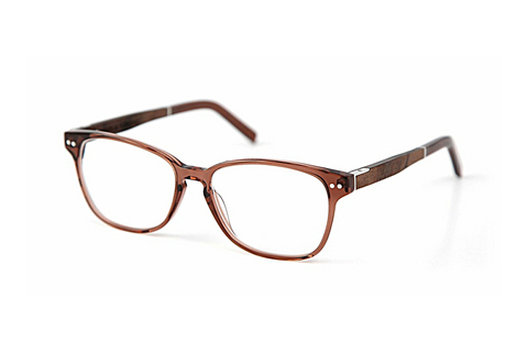 Óculos de design Wood Fellas Sendling Premium (10937 curled/solid brw)