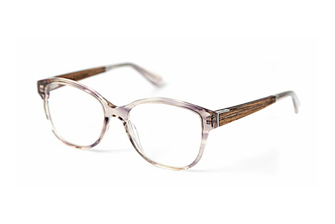 Óculos de design Wood Fellas Rosenberg Premium (10993 macassar/smoked grey)