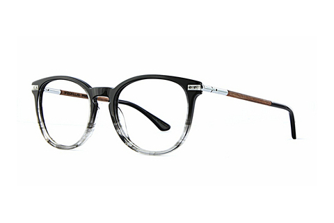 Óculos de design Wood Fellas Pfersee (11002 macassar/black)