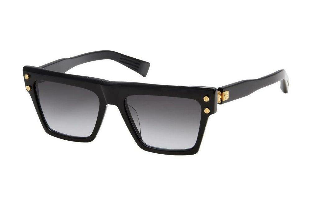 Balmain Paris   BPS-121 A Dark Grey to Clear - ARBlack - Gold