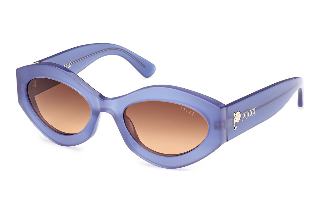 Emilio Pucci   EP0227 90F braun verlaufendGlänzend Hellblau