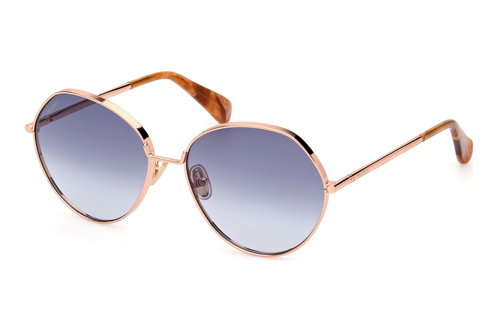 Max Mara   MM0096 33W blau verlaufendGlänzend Rose Gold