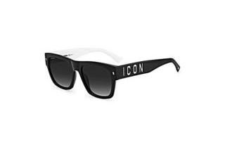 Dsquared2 ICON 0004/S 80S/9O DARK GREY SHADEDSCHWARZ