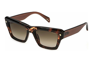 Police SPLP48 02AD BROWN GRADIENT BROWNSHINY LIGHT HAVANA