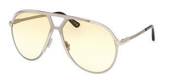 Tom Ford FT1060 16F 16F - palladium glanz / braun verlaufend