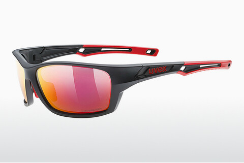 Óculos de marca UVEX SPORTS sportstyle 232 P black mat red