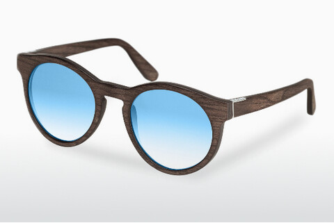 Óculos de marca Wood Fellas Au (10756 black oak/blue)