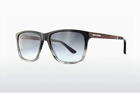 Óculos de marca Wood Fellas Focus (11716 macassar/blk-gy)
