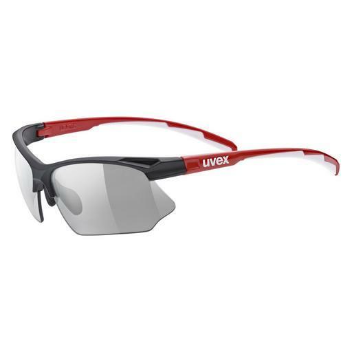 Óculos de marca UVEX SPORTS sportstyle 802 V black red white