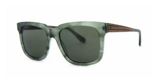 Óculos de marca Wood Fellas Morph (11727 smoked/green)