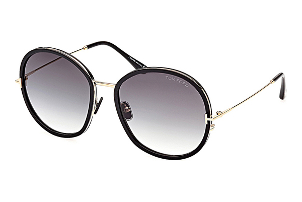 Óculos de marca Tom Ford Hunter-02 (FT0946 01B)